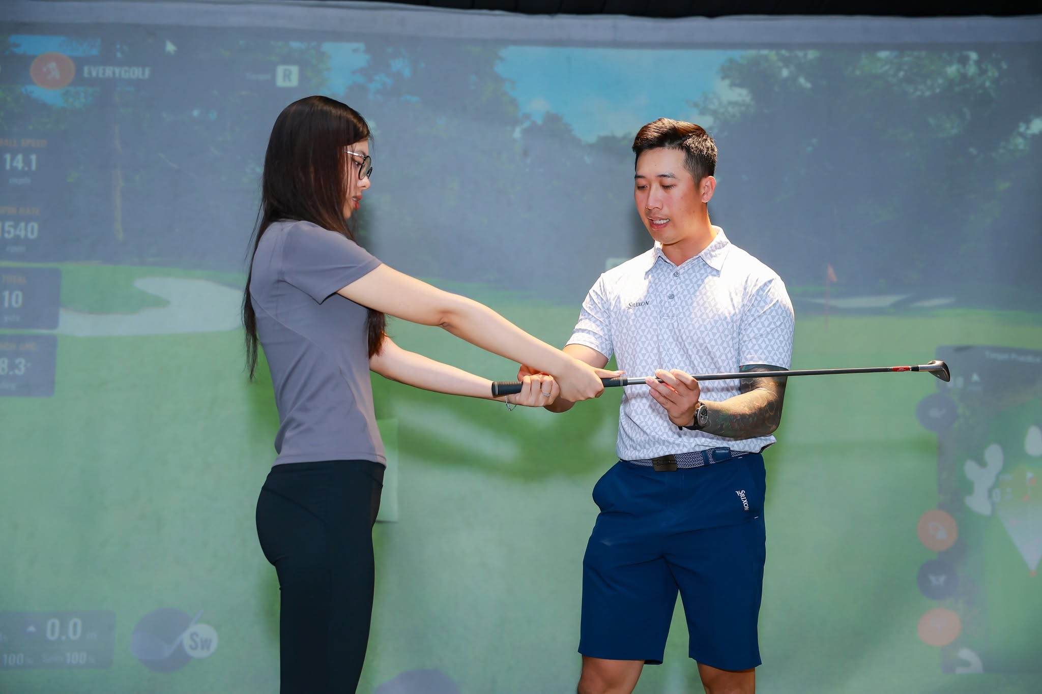 Xây dựng bài tập golf indoor có mục tiêu rõ ràng
