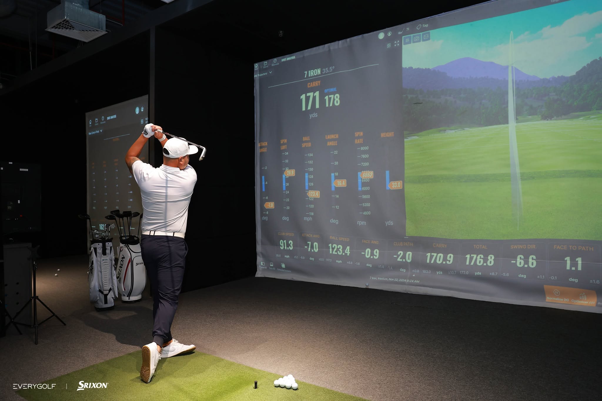 Phân tích cú swing bằng công nghệ golf 3D indoor